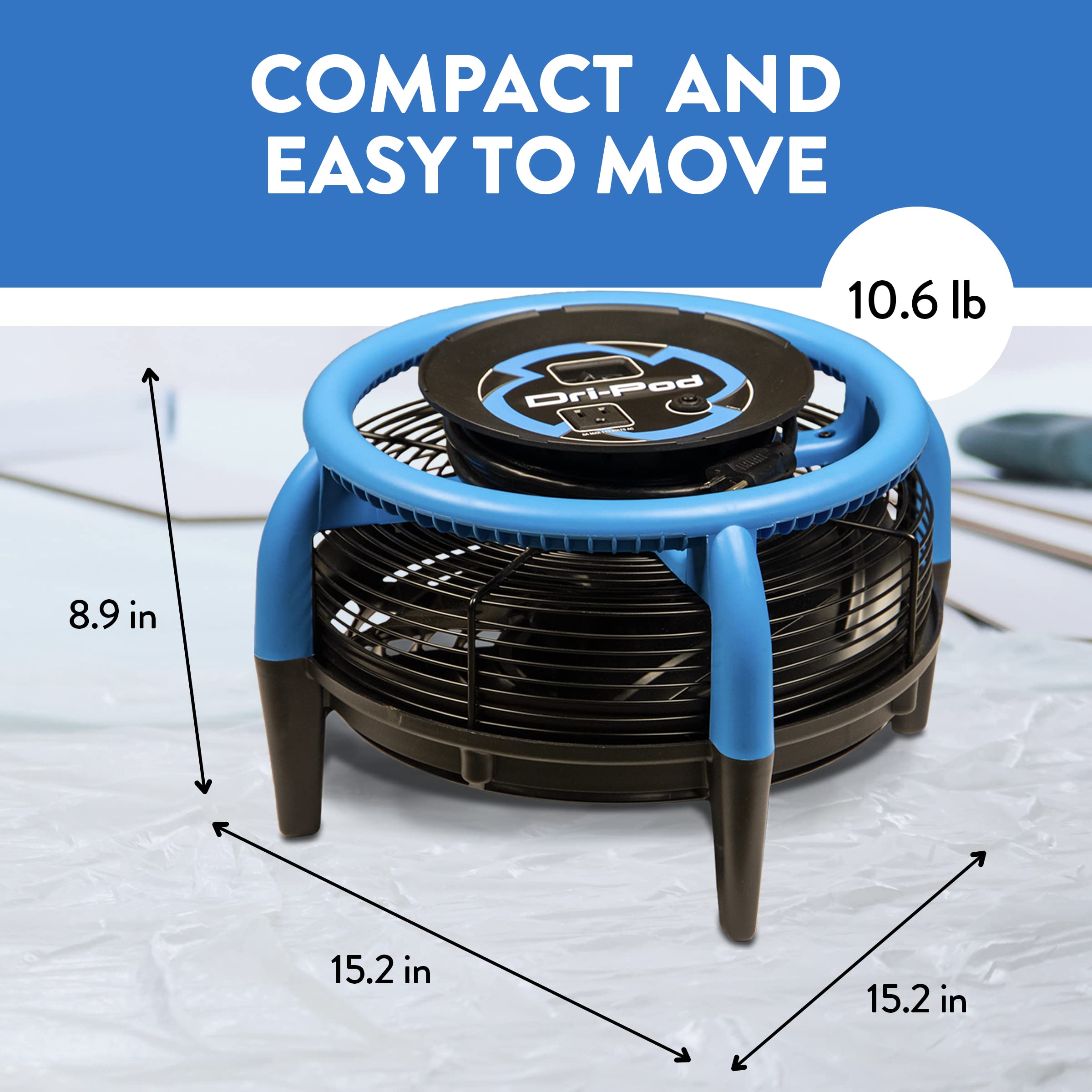 Amazon.com: Dri-Eaz Dri-Pod Pro Omnidirectional Floor and Carpet
